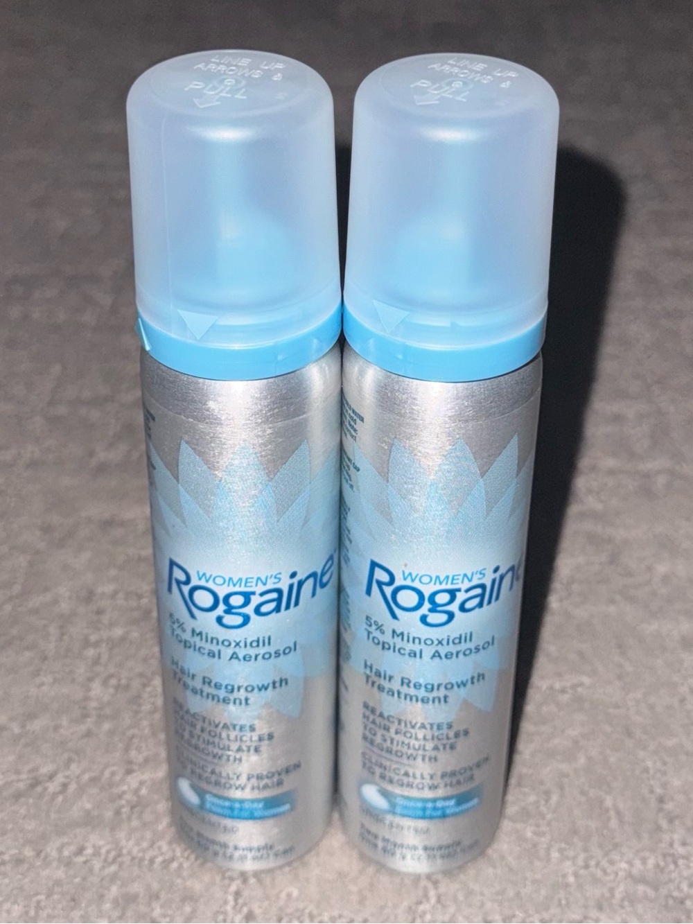 2 pc. Womens Rogaine Hair ReGrowth Treatment Foam 5% Topical Minoxidil Set